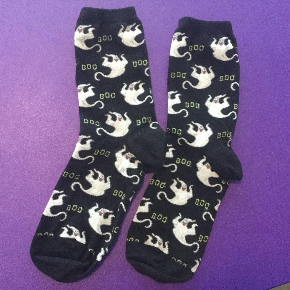 Halloween Ghost Socks NWOT